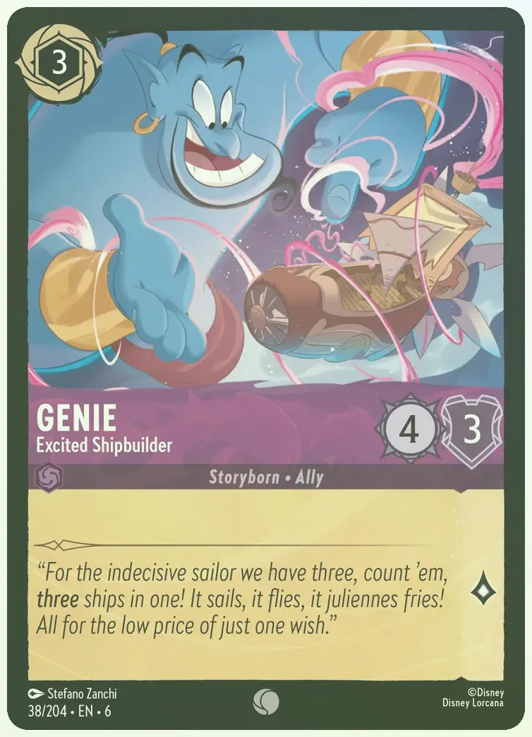 Genie - Excited Shipbuilder Foil