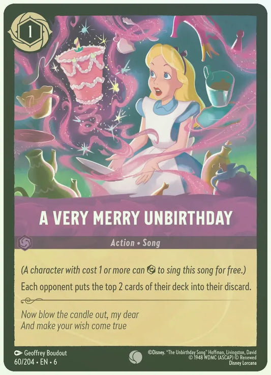 A Very Merry Unbirthday Foil