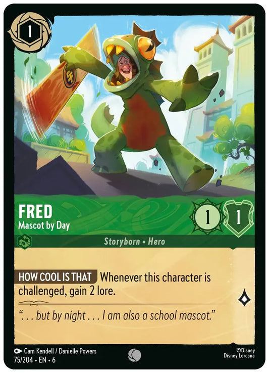 Fred - Mascot by Day