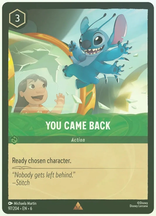 You Came Back Foil