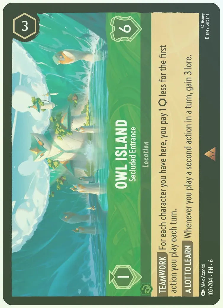 Owl Island - Secluded Entrance Foil