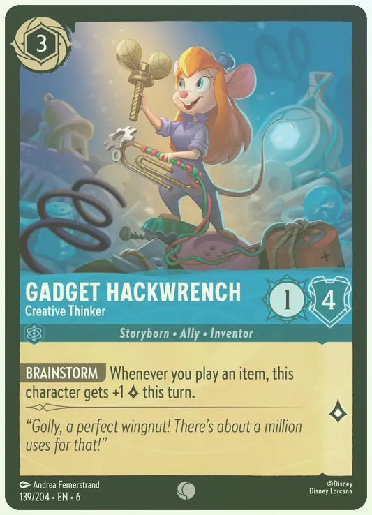 Gadget Hackwrench - Creative Thinker Foil