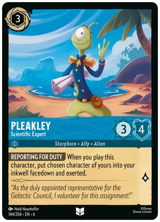 Pleakley - Scientific Expert