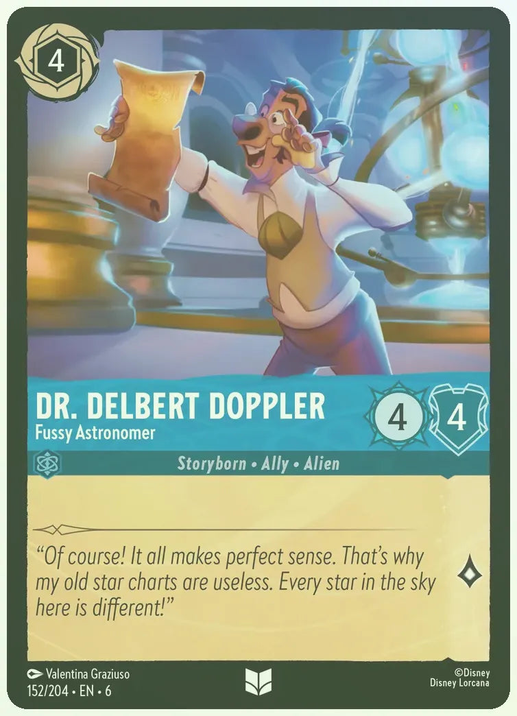 Dr. Delbert Doppler - Fussy Astronomer Foil