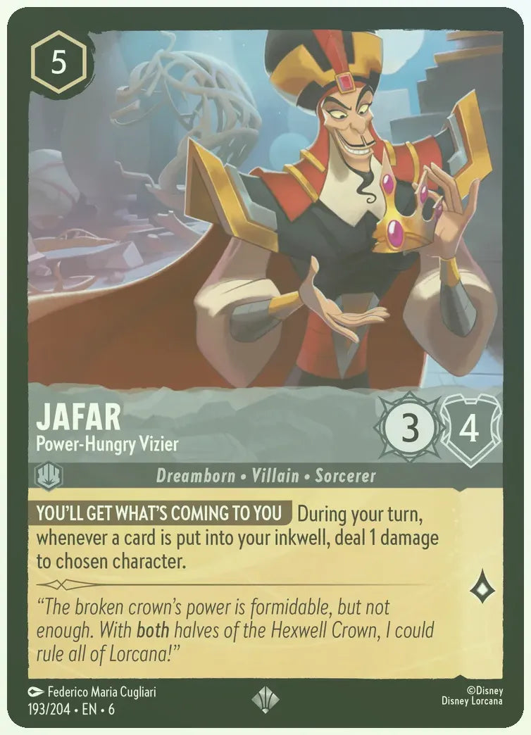 Jafar - Power-Hungry Vizier Foil