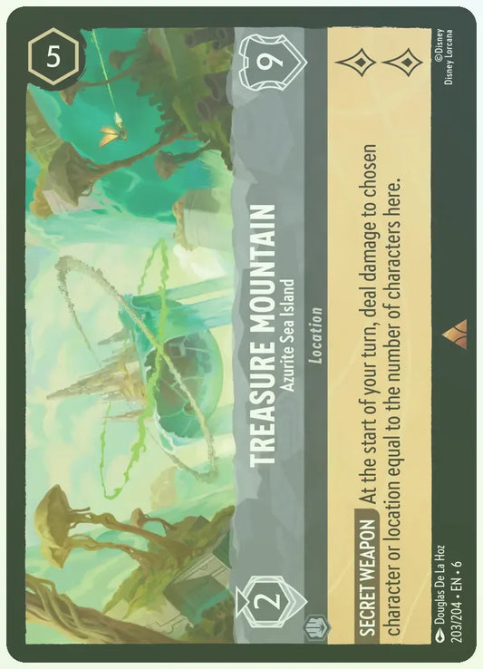 Treasure Mountain - Azurite Sea Island Foil