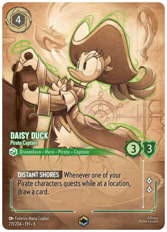 Daisy Duck - Pirate Captain V.2