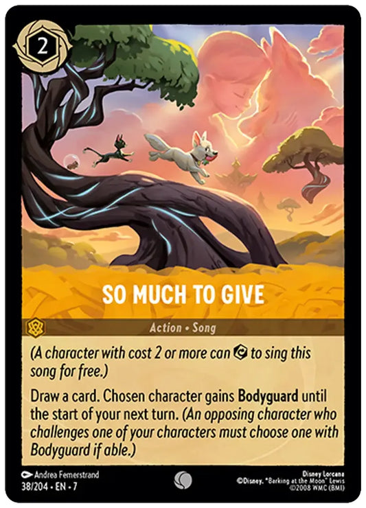 So Much To Give