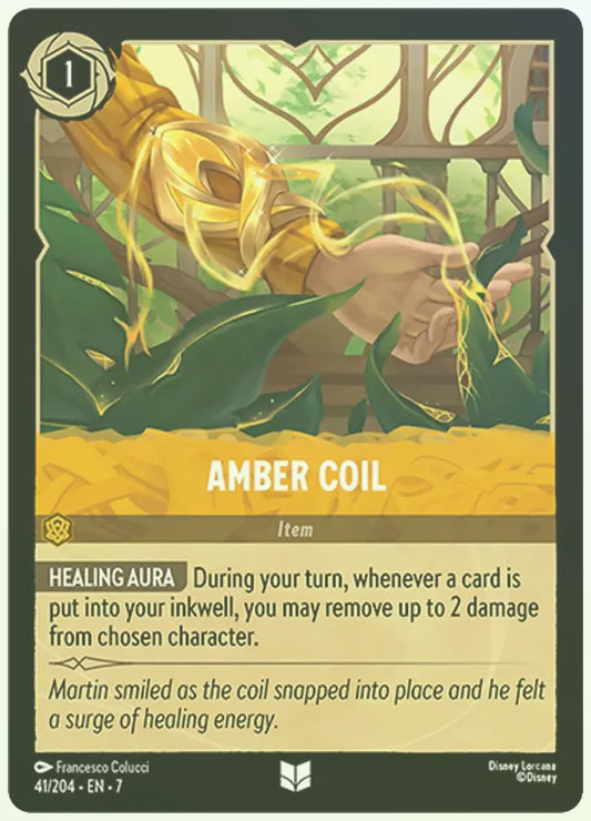 Amber Coil Foil