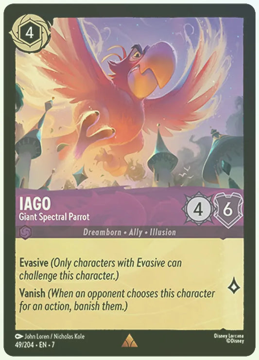 Iago - Giant Spectral Parrot Foil