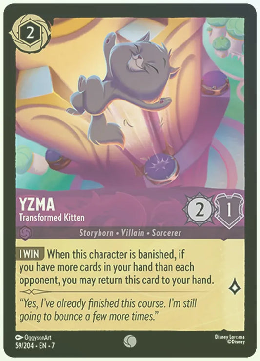 Yzma - Transformed Kitten Foil