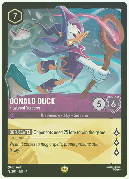 Donald Duck - Flustered Sorcerer Foil