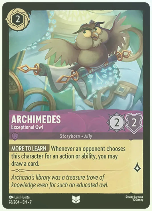 Archimedes - Exceptional Owl Foil