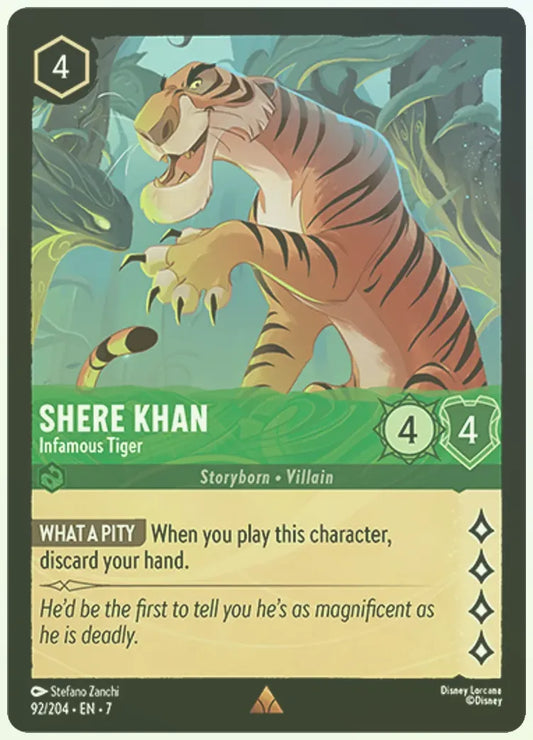 Shere Khan - Infamous Tiger Foil