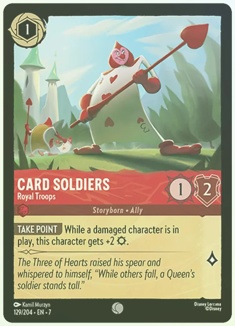 Card Soldiers - Royal Troops Foil