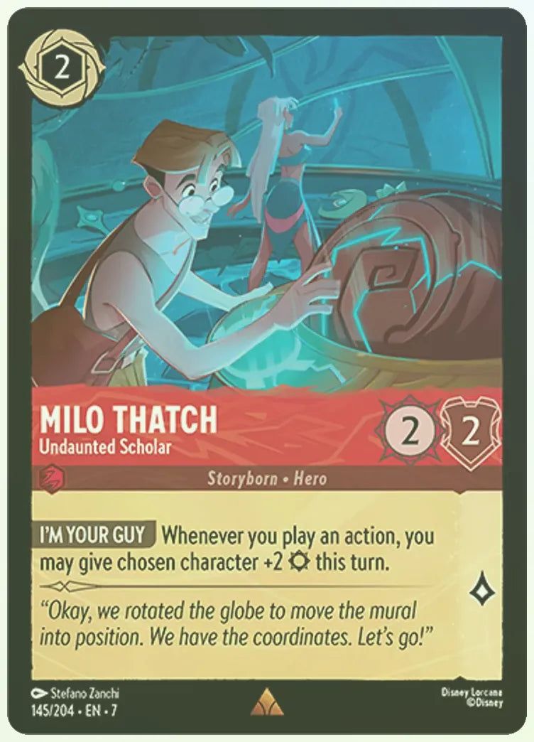 Milo Thatch - Undaunted Scholar Foil