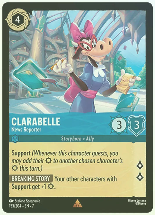 Clarabelle - News Reporter Foil