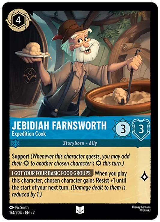 Jebidiah Farnsworth - Expedition Cook