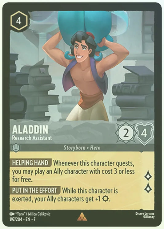 Aladdin - Research Assistant Foil
