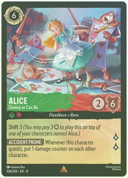 Alice - Clumsy as Can Be Foil