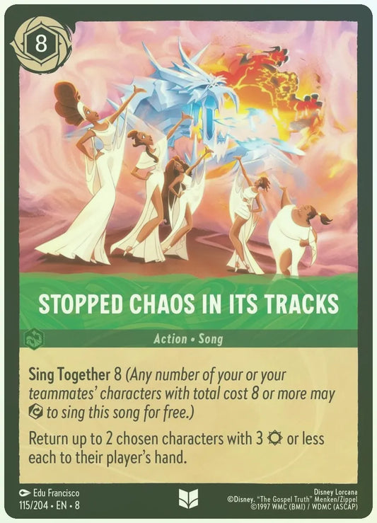 Stopped Chaos in its Tracks Foil