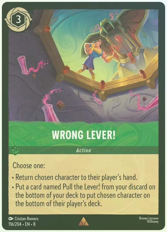 Wrong Lever! Foil