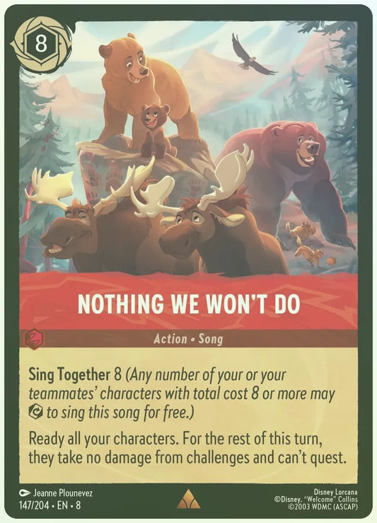 Nothing We Won't Do Foil