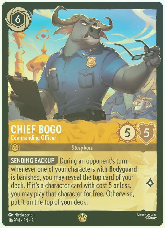 Chief Bogo - Commanding Officer Foil