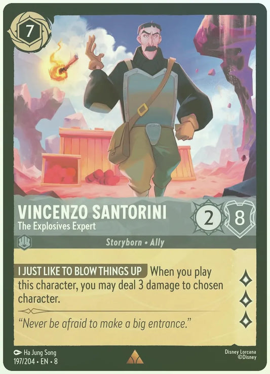Vincenzo Santorini - The Explosives Expert Foil