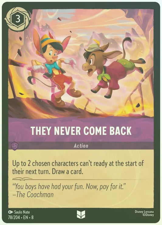 They Never Come Back Foil