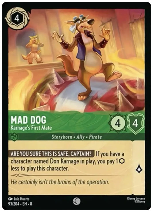 Mad Dog - Karnage's First Mate