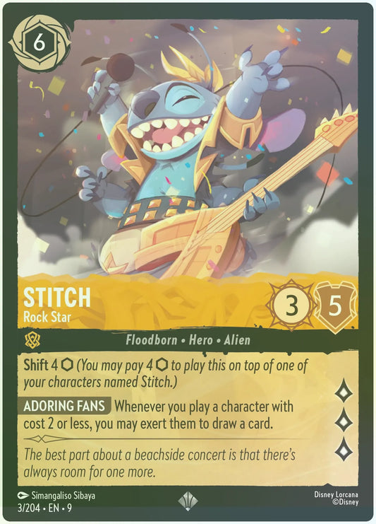 Stitch - Rock Star Foil