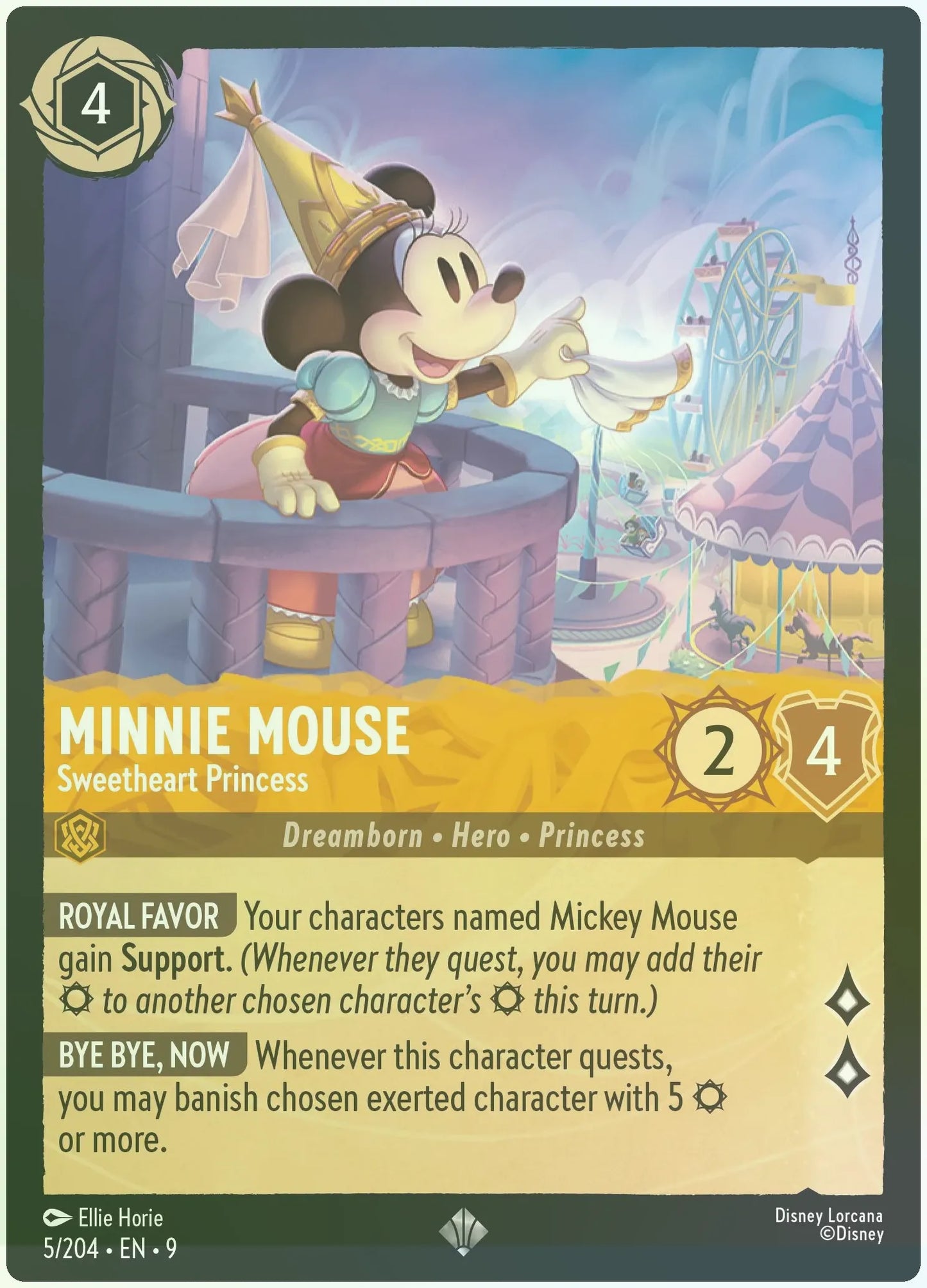 Minnie Mouse - Sweetheart Princess Foil