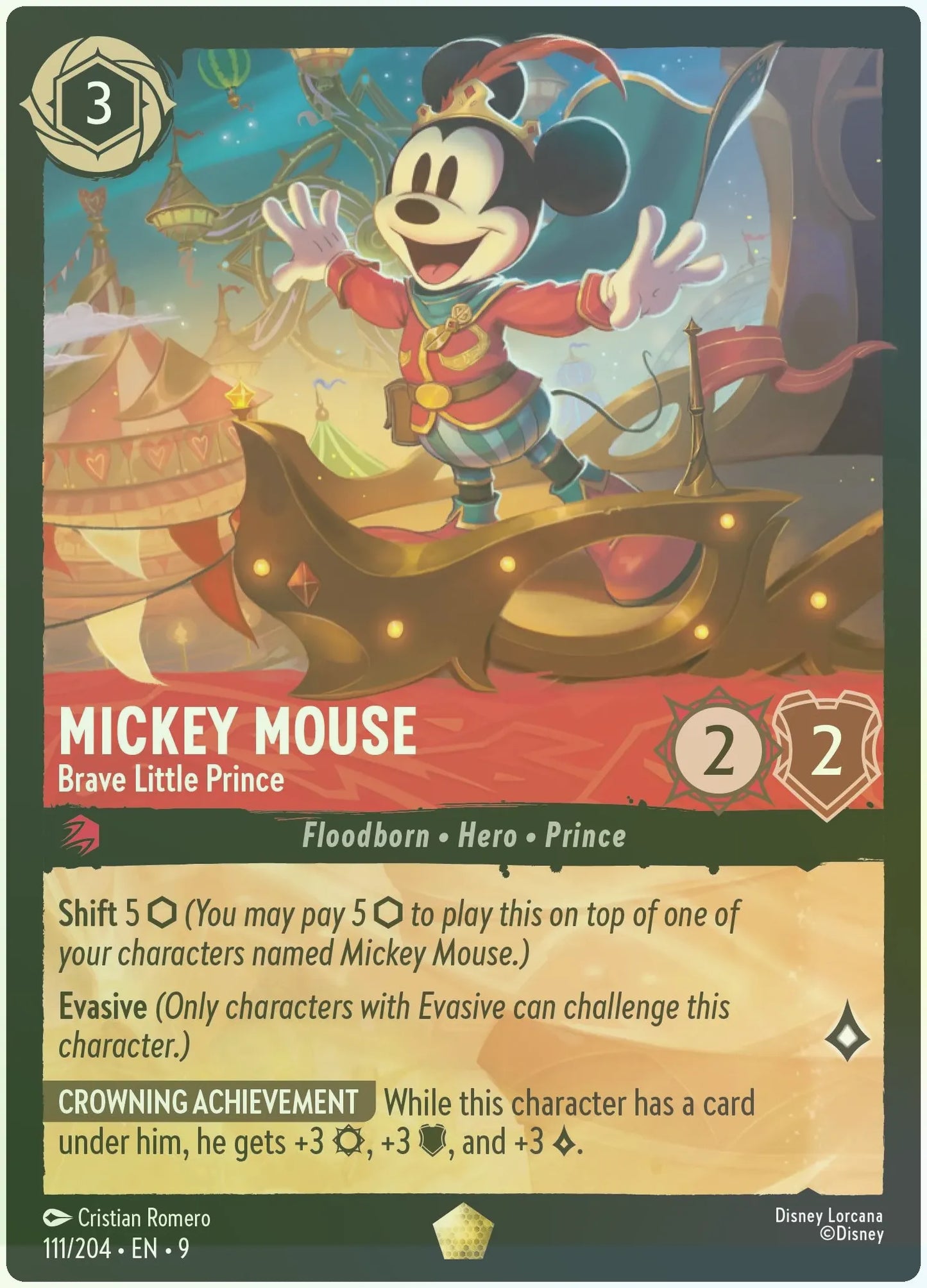 Mickey Mouse - Brave Little Prince Foil