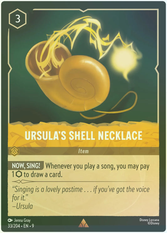 Ursula's Shell Necklace Foil
