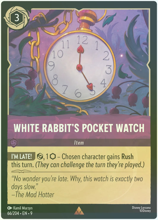 White Rabbit's Pocket Watch Foil
