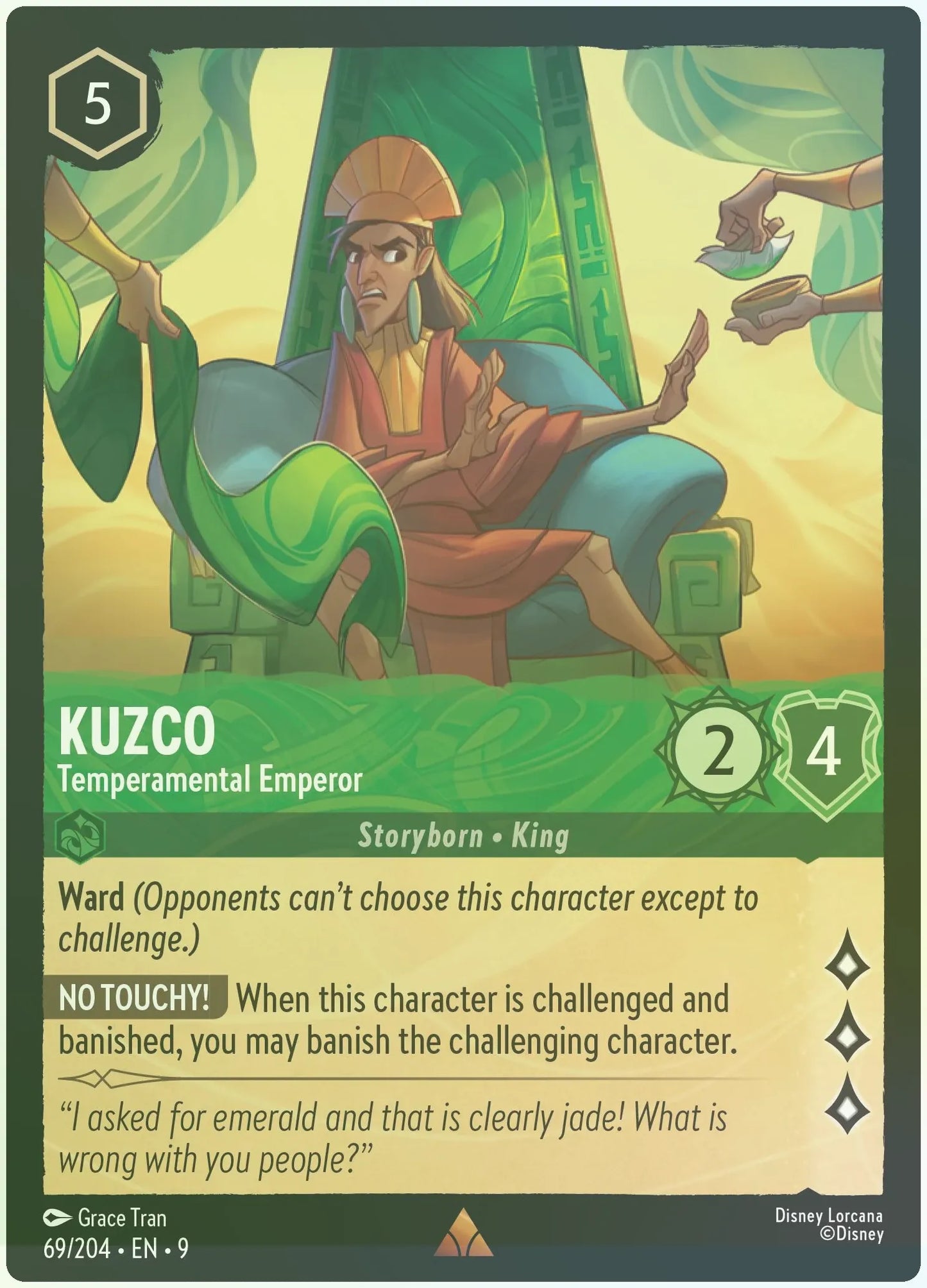 Kuzco - Temperamental Emperor Foil