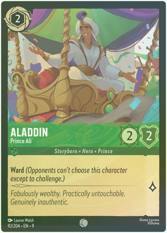 Aladdin - Prince Ali Foil