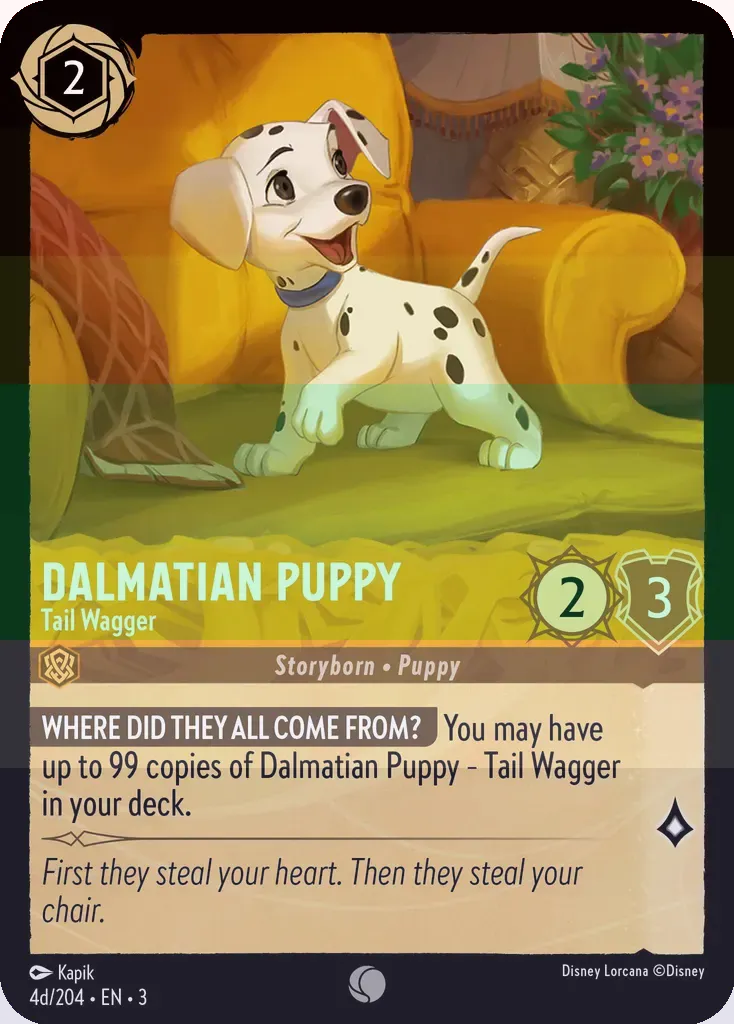 Dalmatian Puppy - Tail Wagger 4d Foil