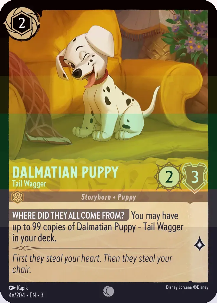 Dalmatian Puppy - Tail Wagger 4e Foil