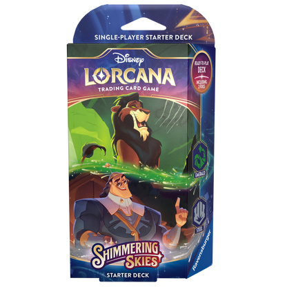 Lorcana: Shimmering Skies: Emerald & Steel Starter Deck