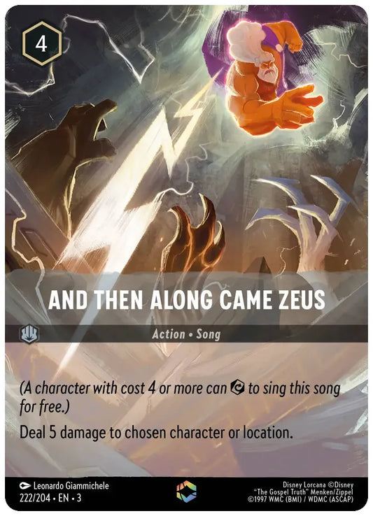 And Then Along Came Zeus