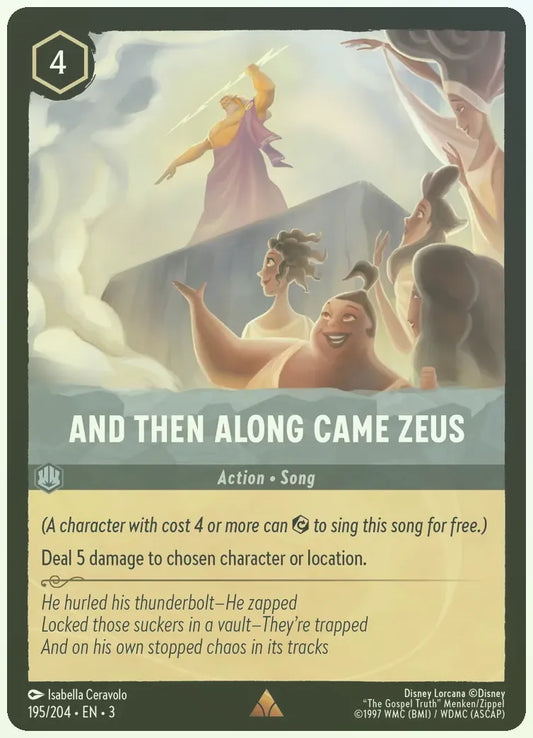 And Then Along Came Zeus Foil
