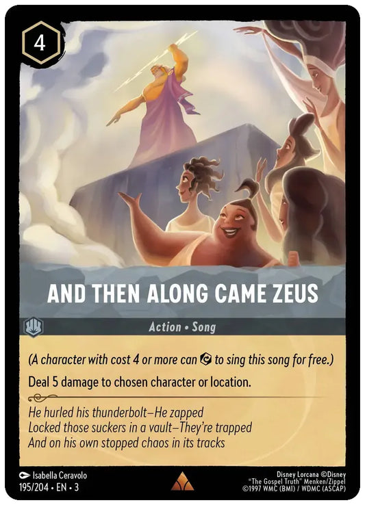 And Then Along Came Zeus