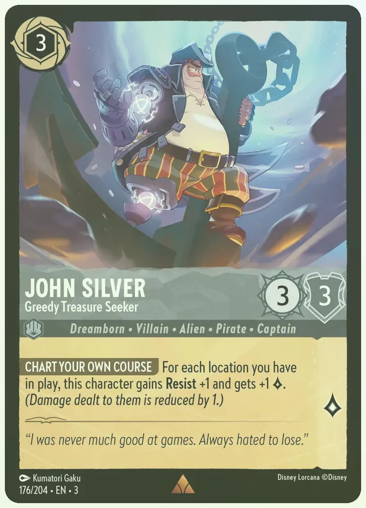 John Silver - Greedy Treasure Seeker Foil