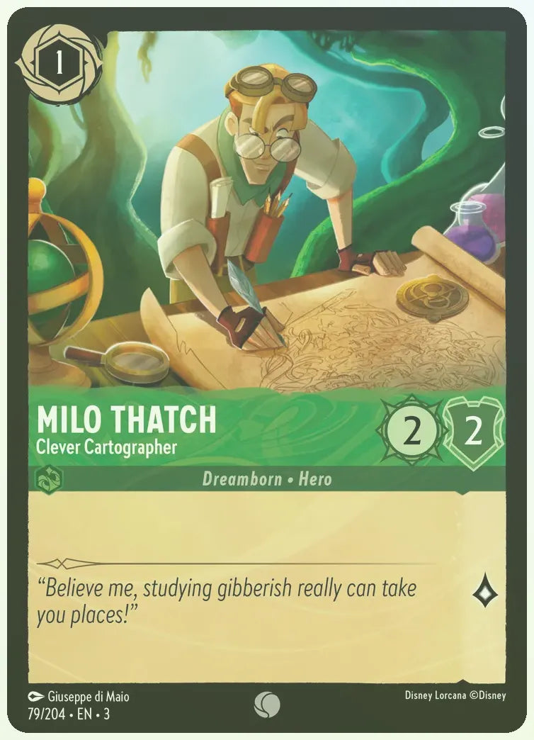 Milo Thatch - Clever Cartographer Foil