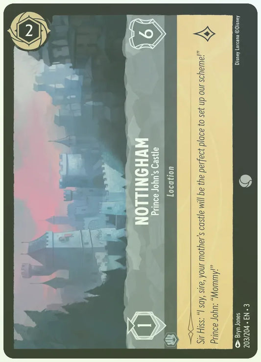 Nottingham - Prince John's Castle Foil