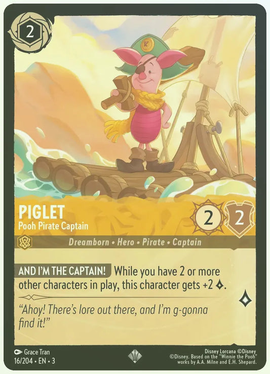 Piglet - Pooh Pirate Captain Foil