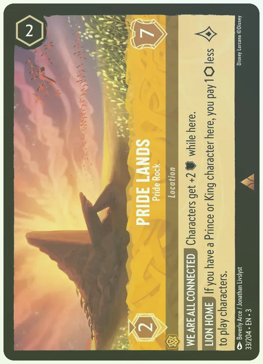 Pride Lands - Pride Rock Foil
