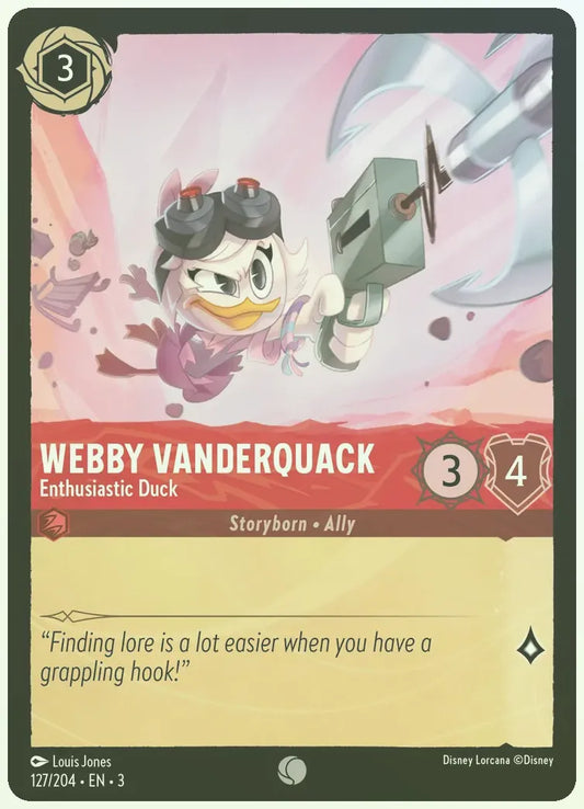 Webby Vanderquack - Enthusiastic Duck Foil